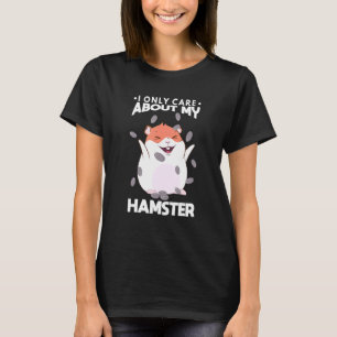 Camiseta Roedores Só Se Importam Com Hamsters Chubby Com Fl