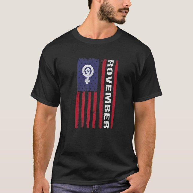 Camiseta Roevember American Flag (Frente)