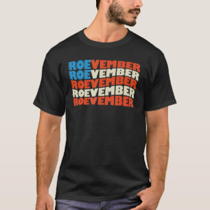 Camiseta ROEVEMBER US FLAG Roe VMember Roe Novembro Pro Roe