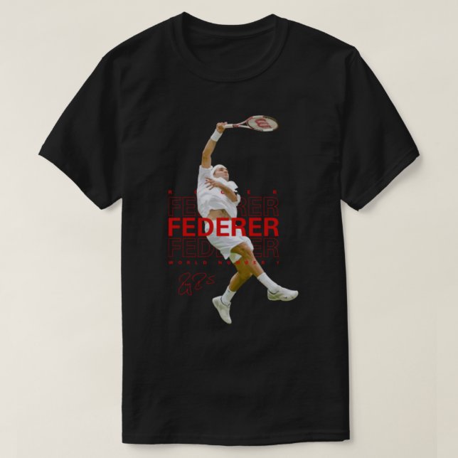 Camiseta Roger Federer Tênis (Frente do Design)