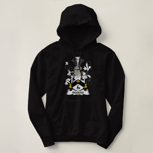 Camiseta Rogers Coat of Arms  Family Crest   (Frente do Design)