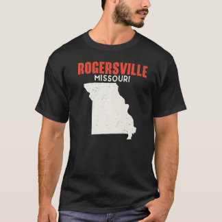 Camiseta Rogersville Missouri EUA State America Viagem Miss