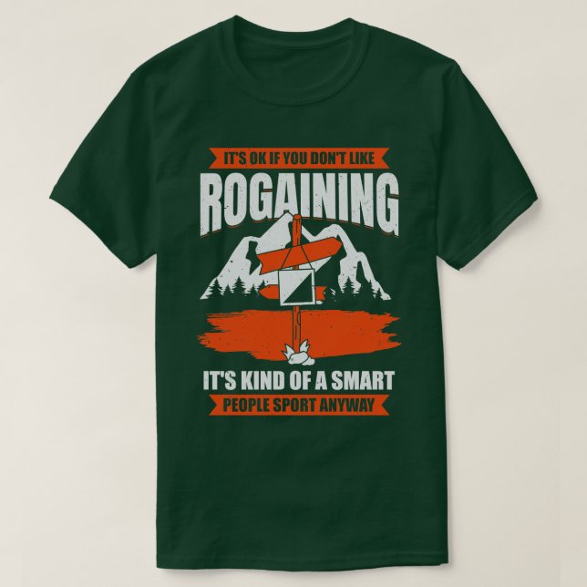 Camiseta Rogging Lover Orienteering Rogaines Hobby Gift (Frente do Design)