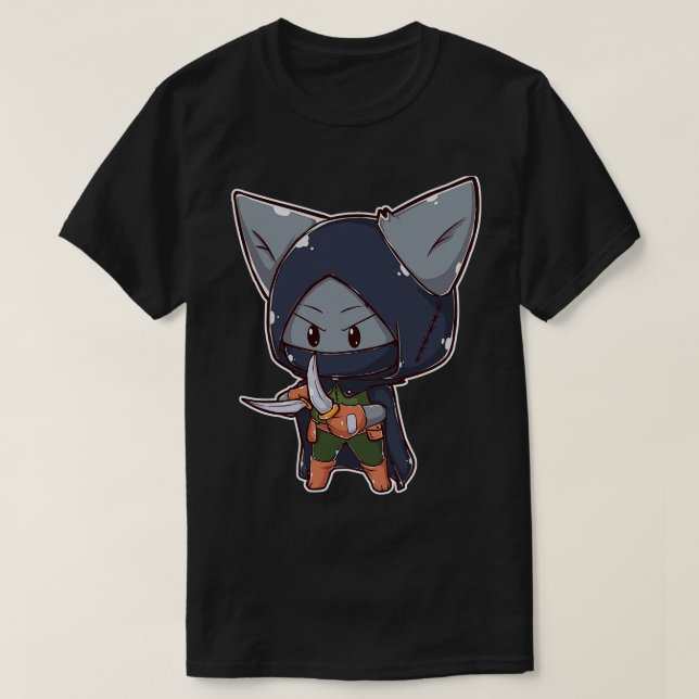 Camiseta Rogue Meowster (Frente do Design)