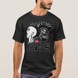 CAMISETA ROGUE RAVE DANCE TATTOO T SHIRT DO GRAFITE