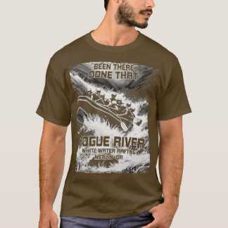 Camiseta Rogue River White Water Rafa Rapids Oregon Raft