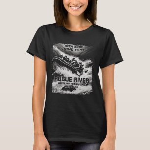Camiseta Rogue River White Water Rafa Rapids Oregon Raft