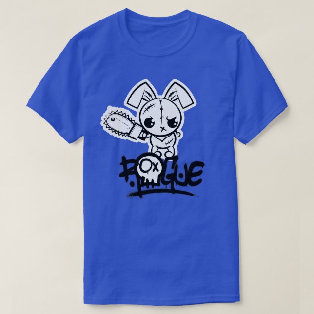Camiseta Rogue Voo Bunny Cute Monster (Frente do Design)
