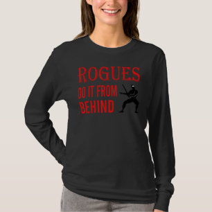 Camiseta Rogues Fazem-No Por Trás Daggers Rpg 1