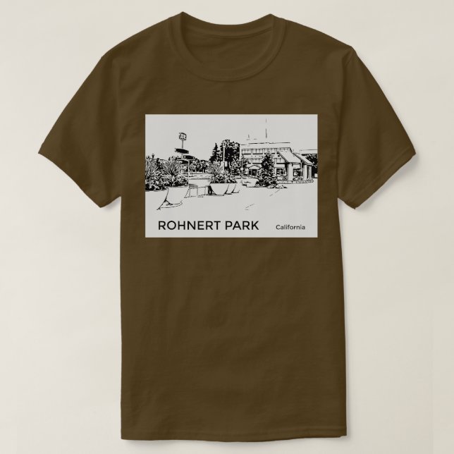 Camiseta Rohnert Park California TShirt (Frente do Design)