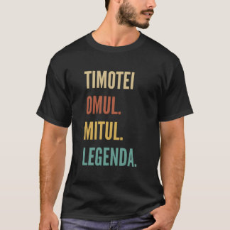 Camiseta Roian First Name Timotei