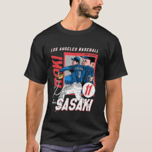 Camiseta Roki Sasaki Los Angeles D MLB Jogadores de Beiseb