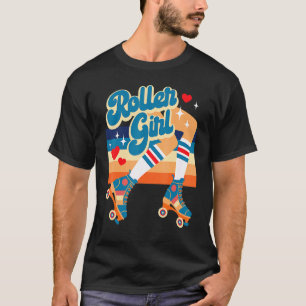 Camiseta Rolador de Vintage Retro Skates com Cilindro de Ra