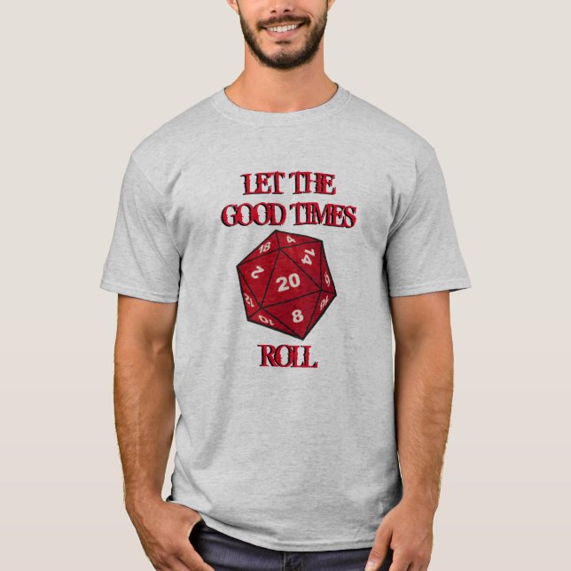 Camiseta Rolagem D&D (Frente)