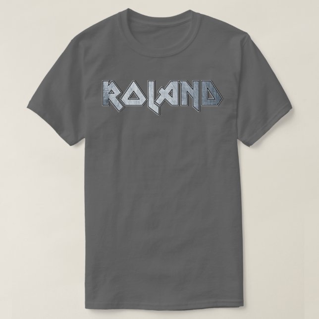 Camiseta Roland de metal pesado (Frente do Design)