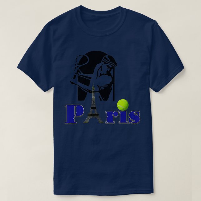 Camiseta Roland Garros Paris Tênis (Frente do Design)