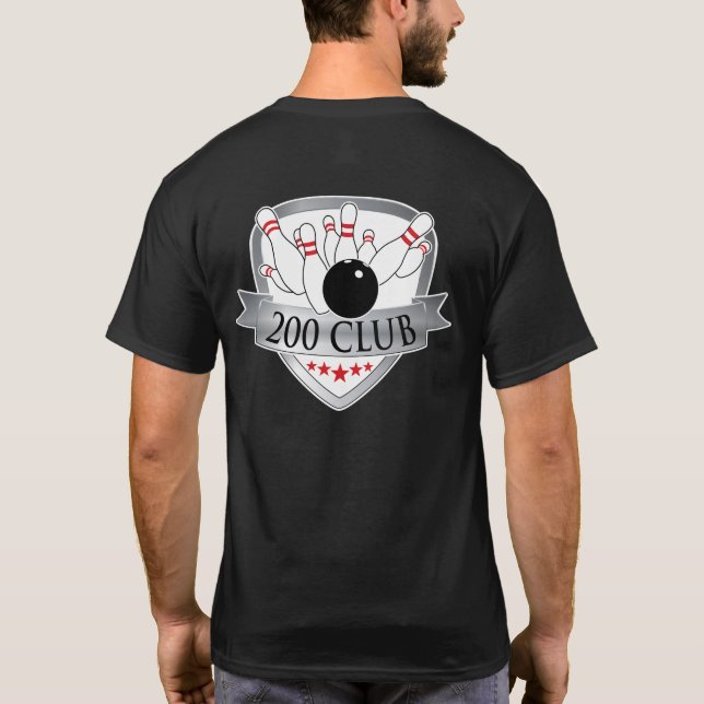 Camiseta Rolando 200 clubes/200+ Jogo - logotipo/gráfico (Verso)