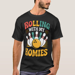 Camiseta Rolando Com Meus Parceiros Equipe Divertida de Bol