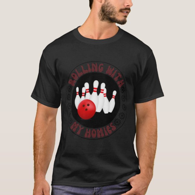 Camiseta Rolando com meus presentes para Boliches (Frente)
