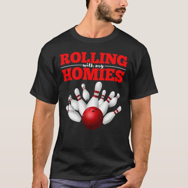 Camiseta Rolando Com Minha Boliche De Casas Boliches (Frente)