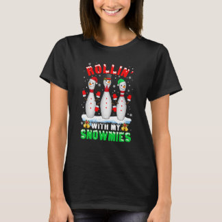 Camiseta Rolando Com Minha Boliche De Neve Natal Xmas