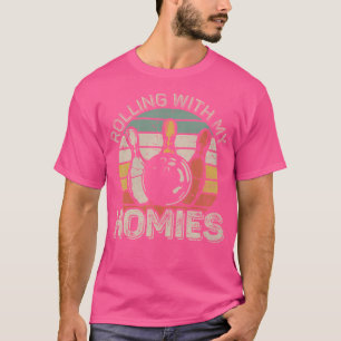 Camiseta Rolando Com Minha Equipe De Boliches Da Boliche De