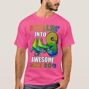 Camiseta Rolando Em 8 Incrível 2015 Patinação Sobre Rodas 8