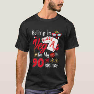 Camiseta Rolando Em Vegas Para Meu 90º Aniversário Em Las V