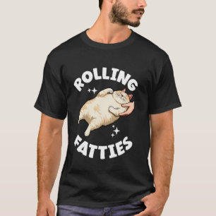 Camiseta Rolando Gorduras Engraçadas Gatinho Gatinho Propri