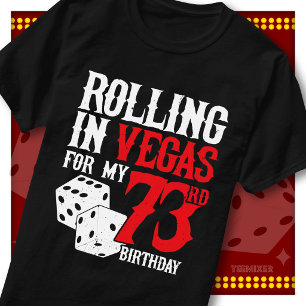 Camiseta Rolando no 73º Aniversário da Dice Party Squad em