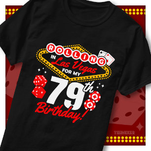 Camiseta Rolando no Aniversário de 79 Anos Festa no Cassino