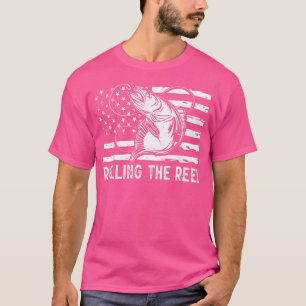 Camiseta Rolando O Pão De Pesca Da Enguia-De-Pesca Rod Pa