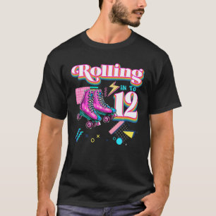 Camiseta Rolando Para A Garota De Aniversário Do 12 De 12 