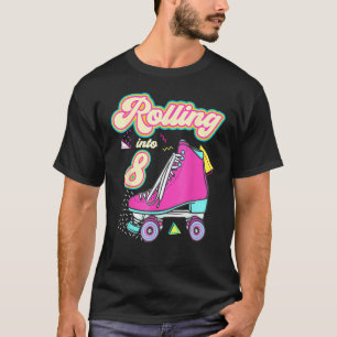 Camiseta Rolando Para A Rapariga De 8 Anos Cilindro De Aniv