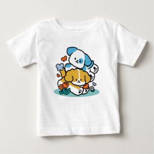 Camiseta Rolando Para Maio Como Pups Felizes - Cachorro Pri
