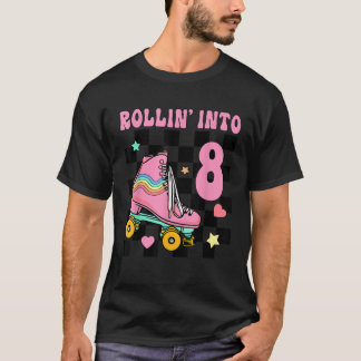 Camiseta Rolando Para Uma Rapariga De Pista De 8 Anos 8th B