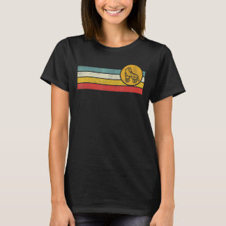 Camiseta Rolante Deslizando Vintage em Descanso Estilo Retr