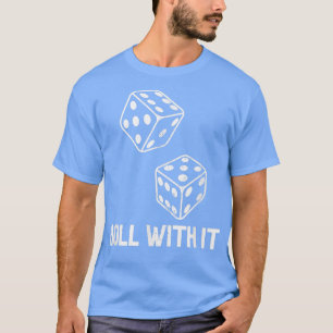Camiseta Rolar Com Ele Retro Dice Player Game Night Party C