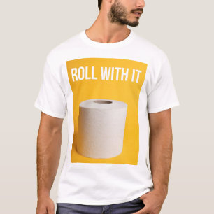 Camiseta Rolar Com Papel De Banheiro