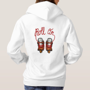 Camiseta Rolar Em Rollerblades Agressivos Hoodie