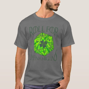 Camiseta Rolar Por Travessuras Retro Dado Dragão D20 St. Pa