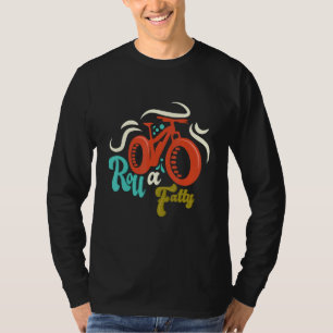 Camiseta Rolar Um Memória De Tiro De Gordura Gorda De Bicho