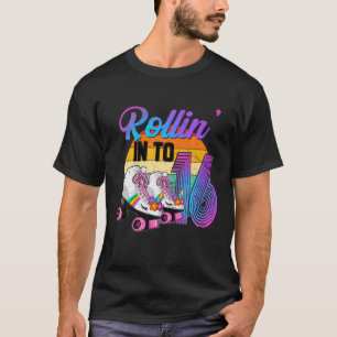 Camiseta Rolin' Para 16 Roller Skating Rink 16º Aniversário