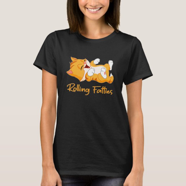 Camiseta Rolinhos Gordos Gato 2 (Frente)