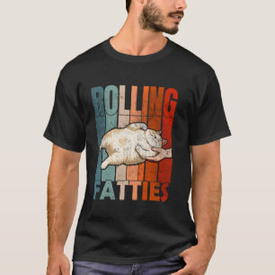 Camiseta Rolinhos Gordos Gato Engraçado Dono de Gatinho