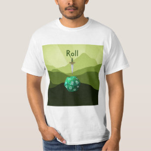 Camiseta Roll, D20 Dagger