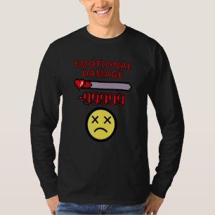 Camiseta Roll De Memória Engraçado Para Danos Emocionais