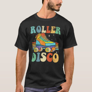 Camiseta Roll de Skates do cilindro de disco Roll 70s 80s R