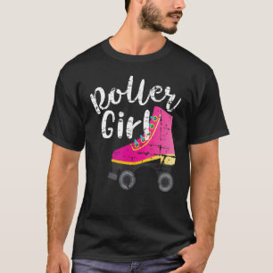 Camiseta Roll Girl Letu2019s Roll Rollerskating Legal Roll