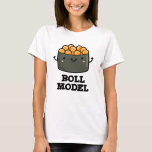 Camiseta Roll Modelo Funny Comida Sushi Roll Pun